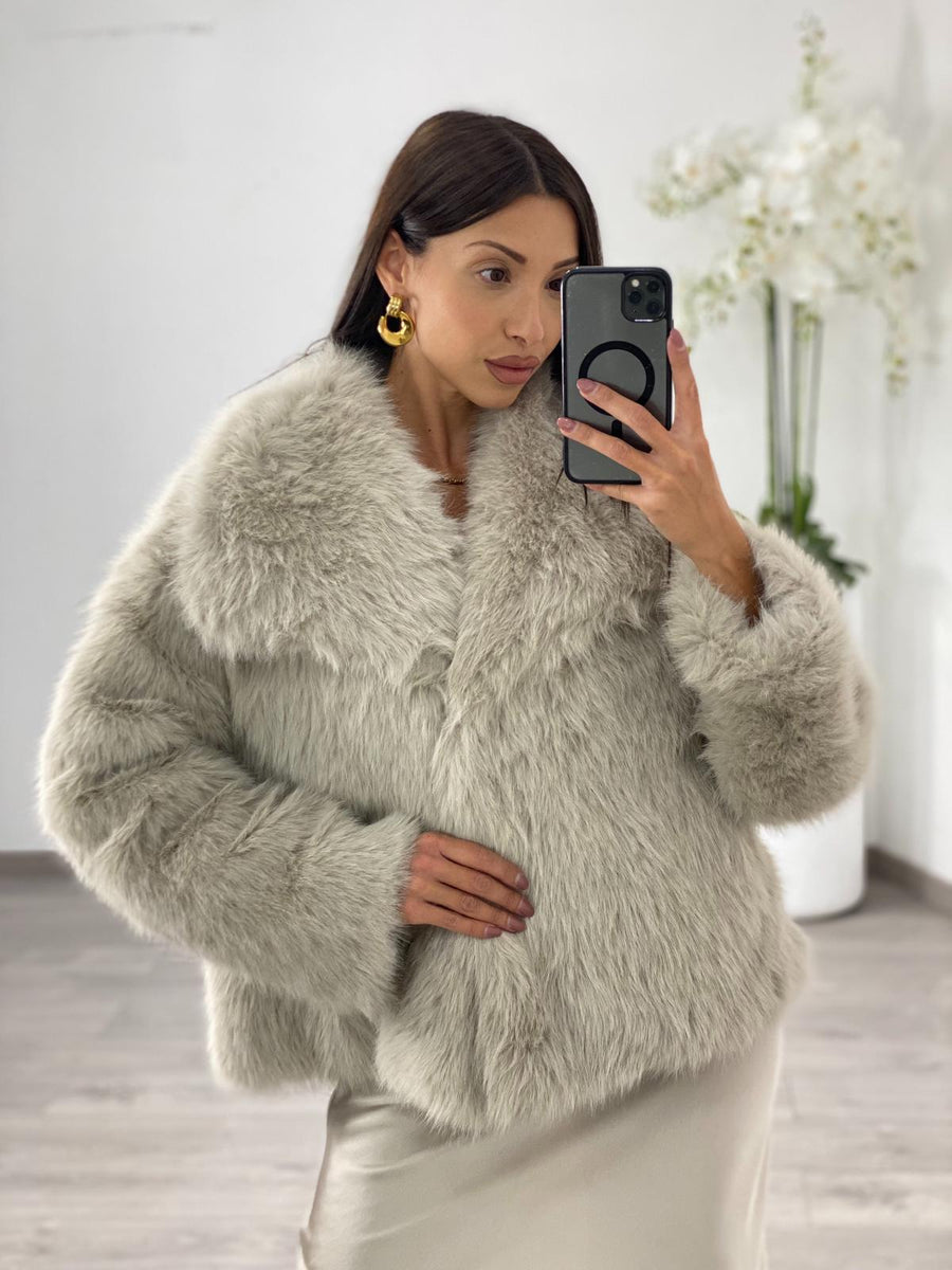 Pelliccia "Sveva" Beige