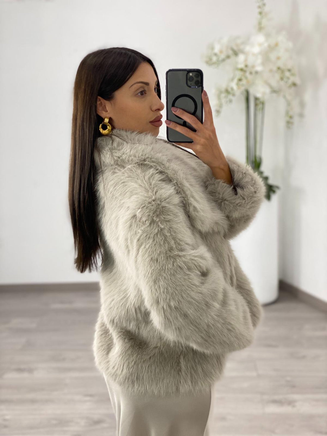 Pelliccia "Sveva" Beige