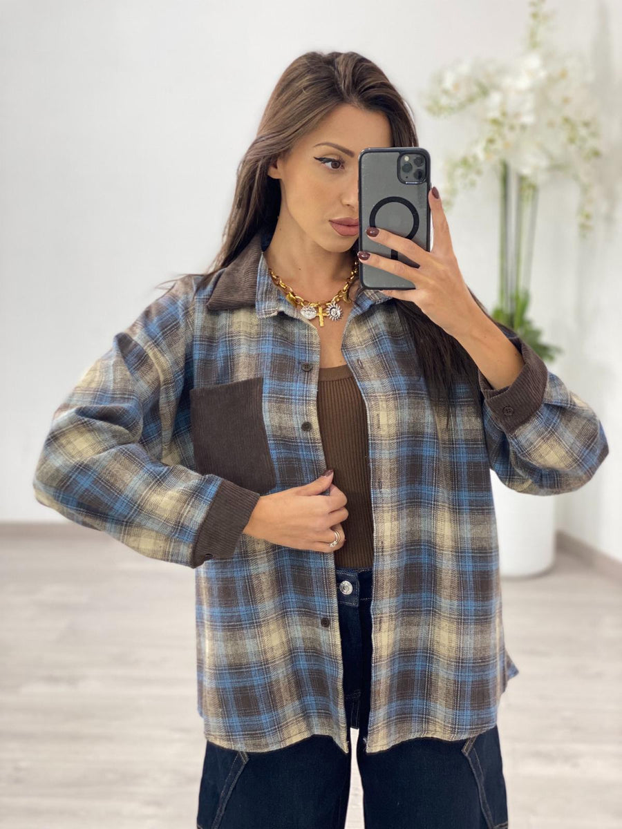 Camicia "Keira" Celeste