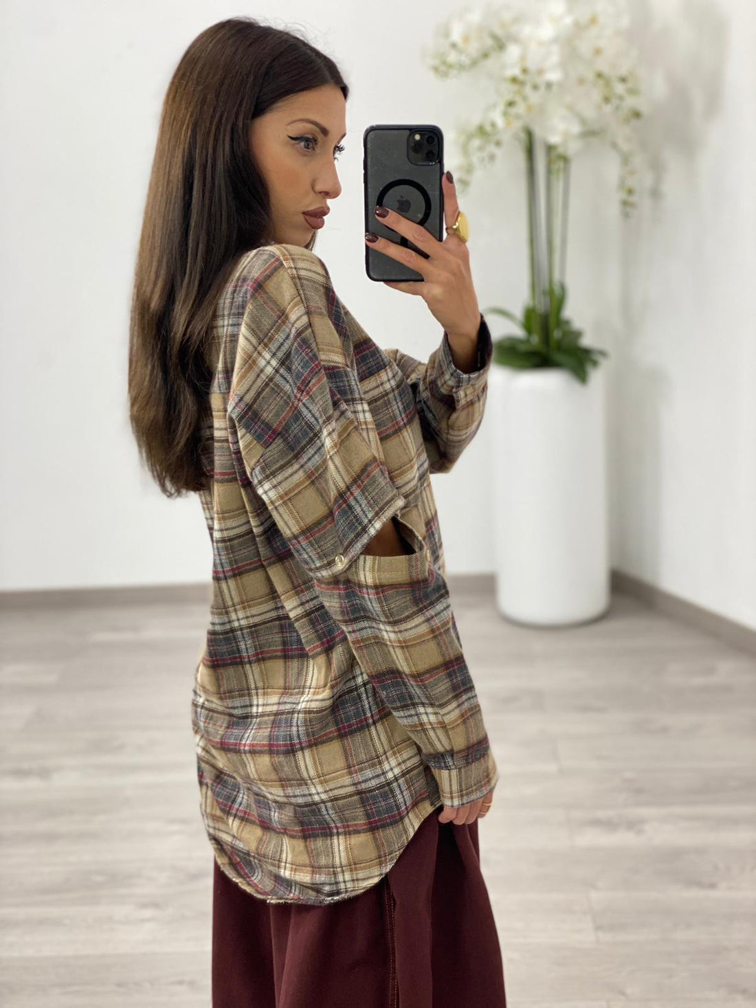 Camicia "Victoria" Beige