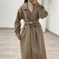 Cappotto "Amara" Fango