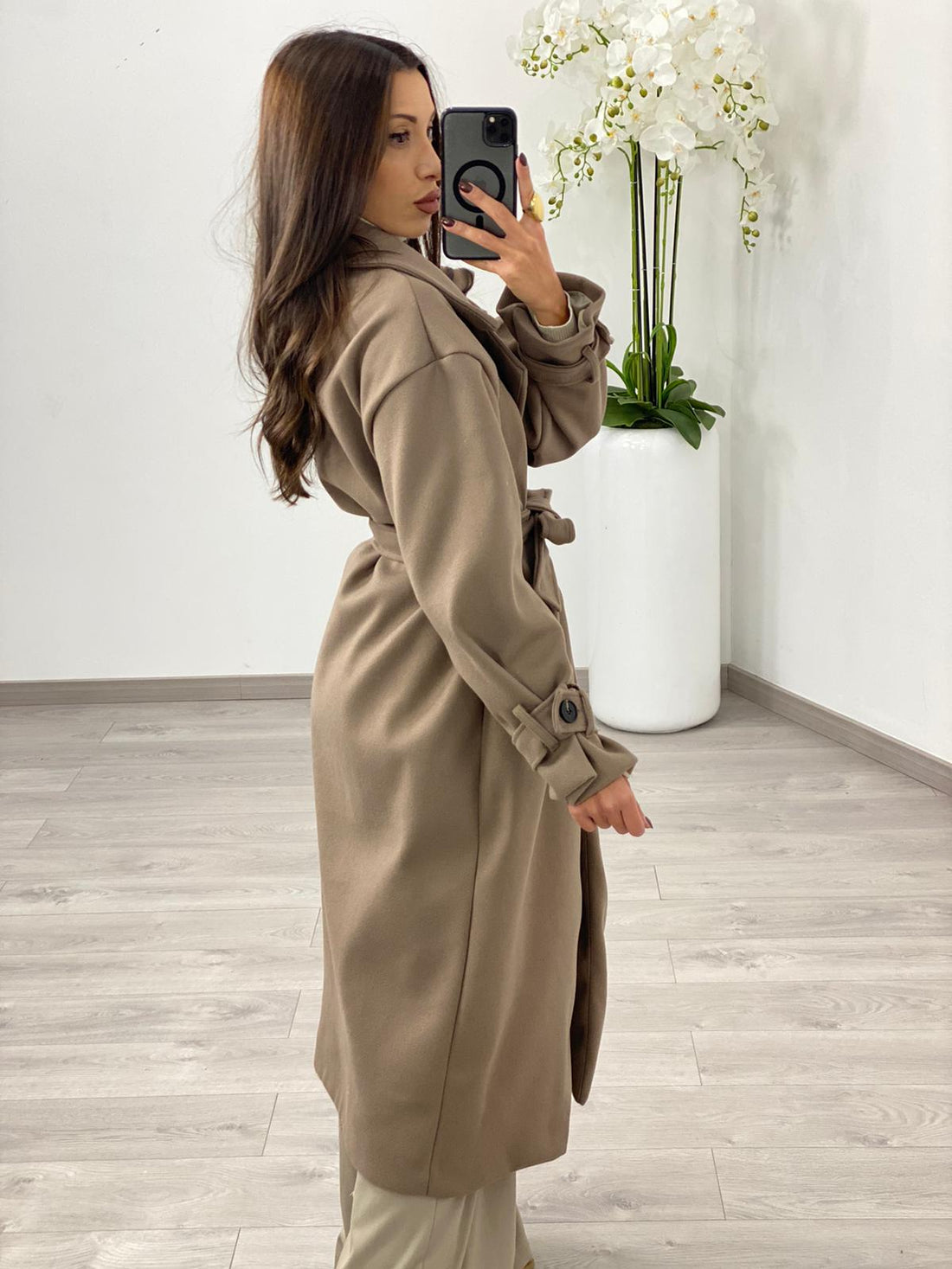 Cappotto "Amara" Fango