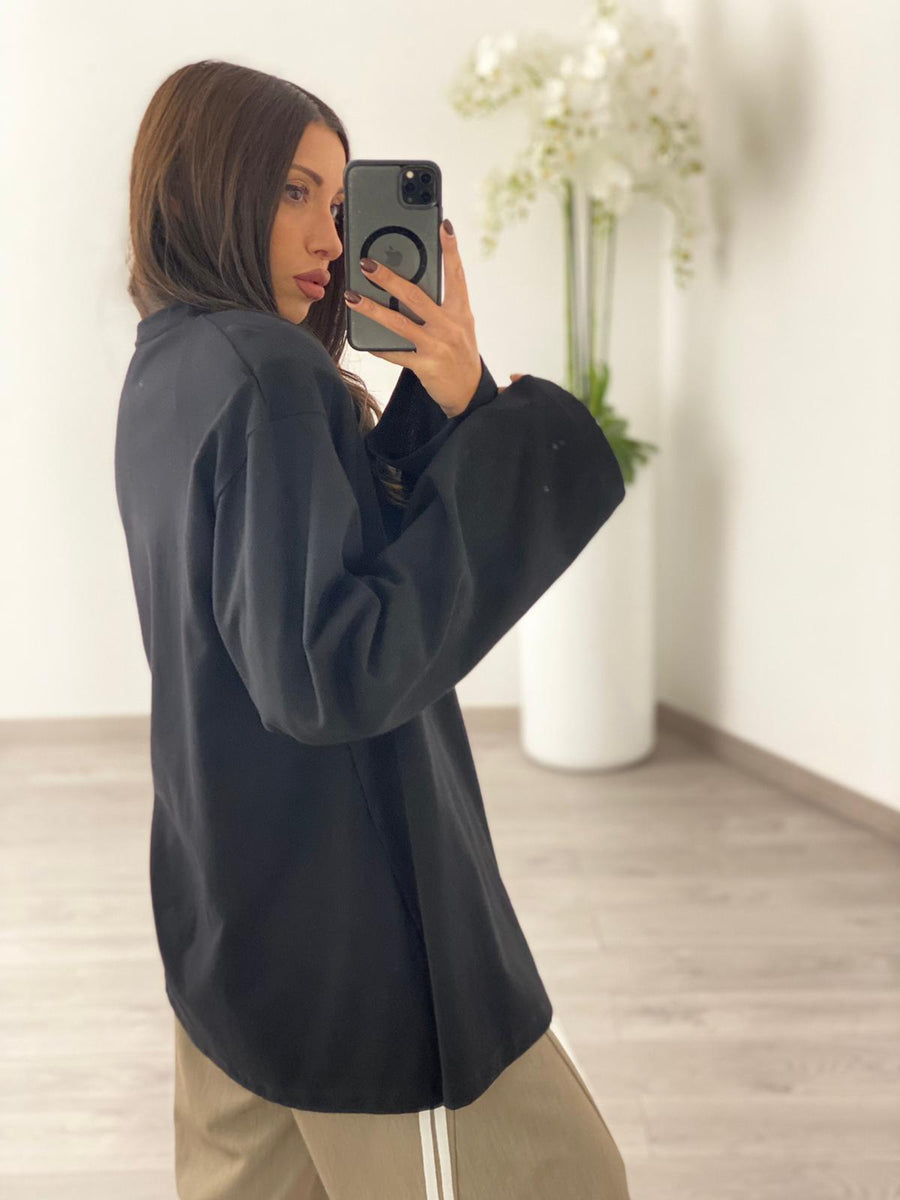 Maxi Shirt Nera