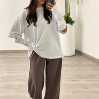 Pantalone "Billie" Marrone