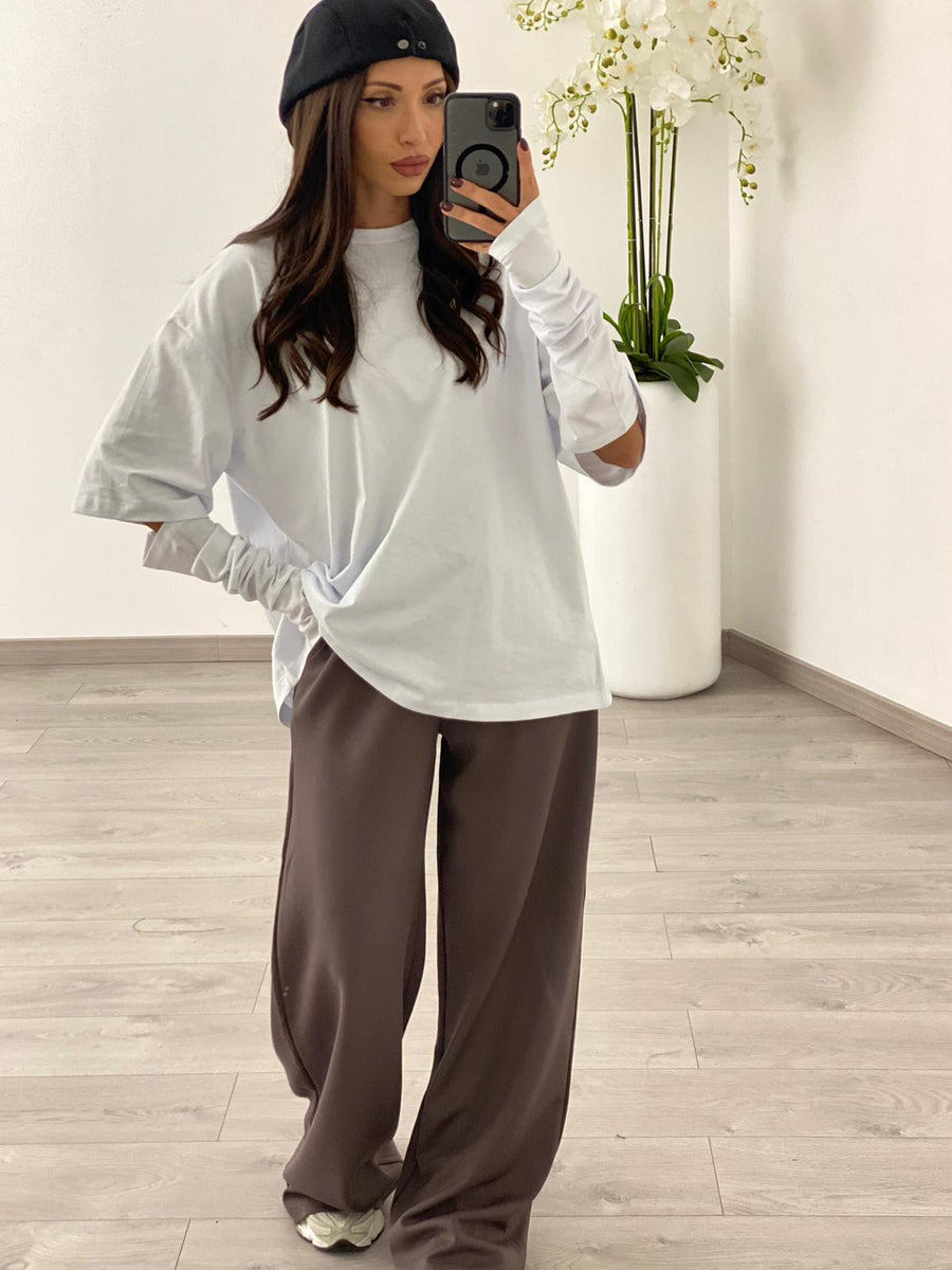 Pantalone "Billie" Marrone