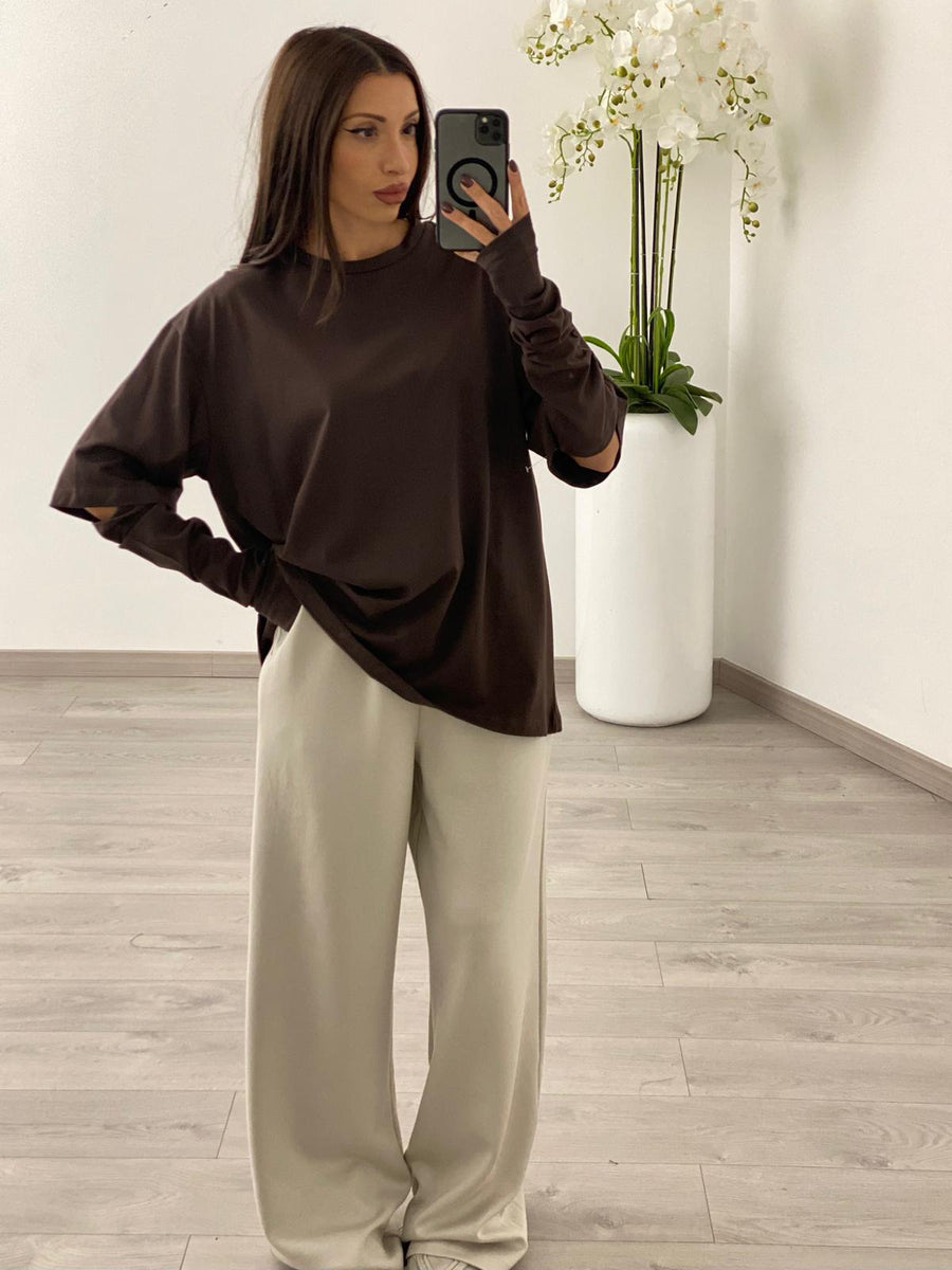 T-shirt "Emily" Marrone