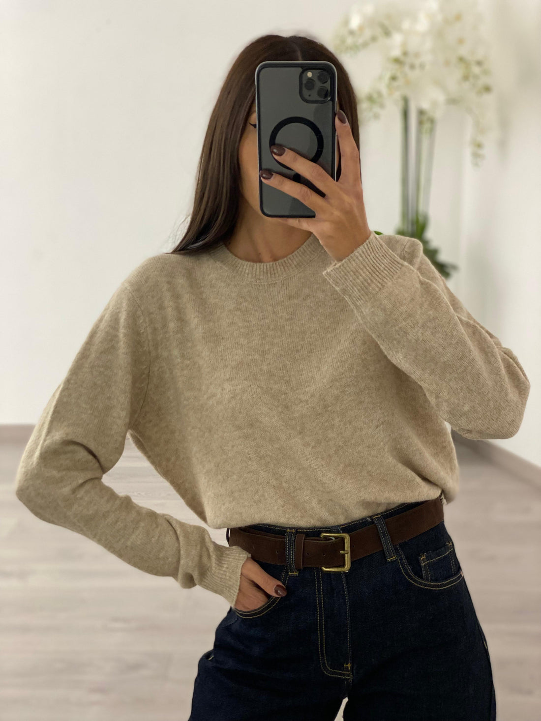 Maglia "Arianna" Beige