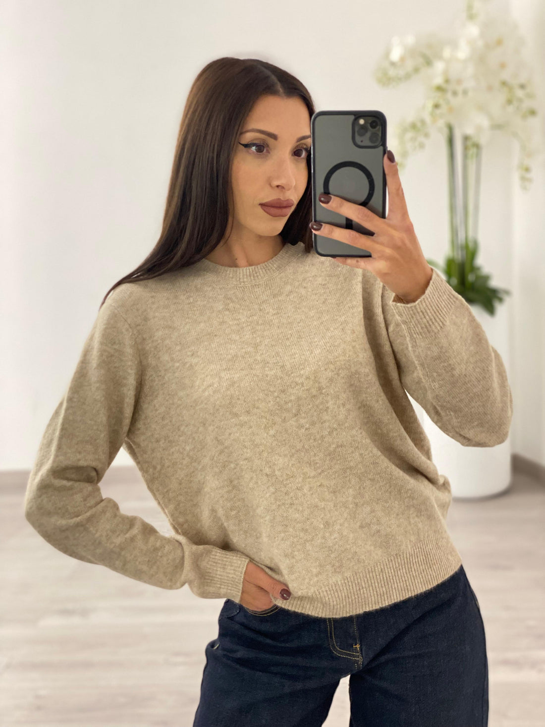 Maglia "Arianna" Beige