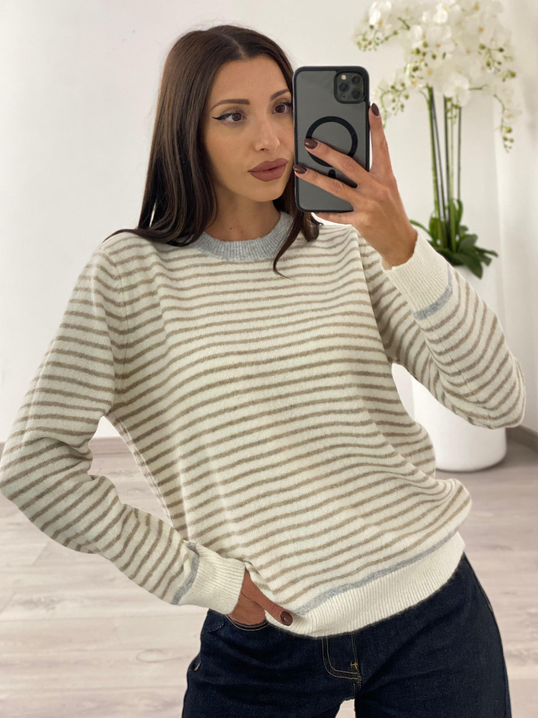 Maglia "Luana" Beige