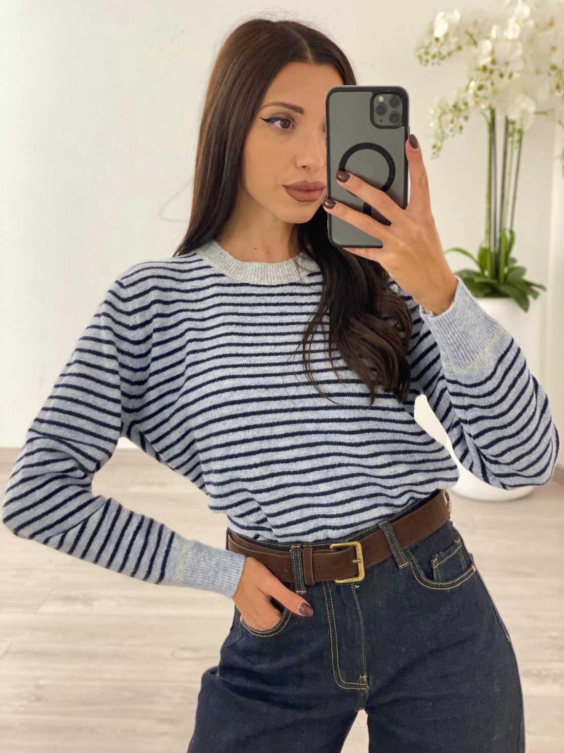 Maglia "Luana" Celeste