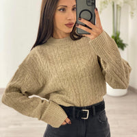 Maglia "Daria" Cammello