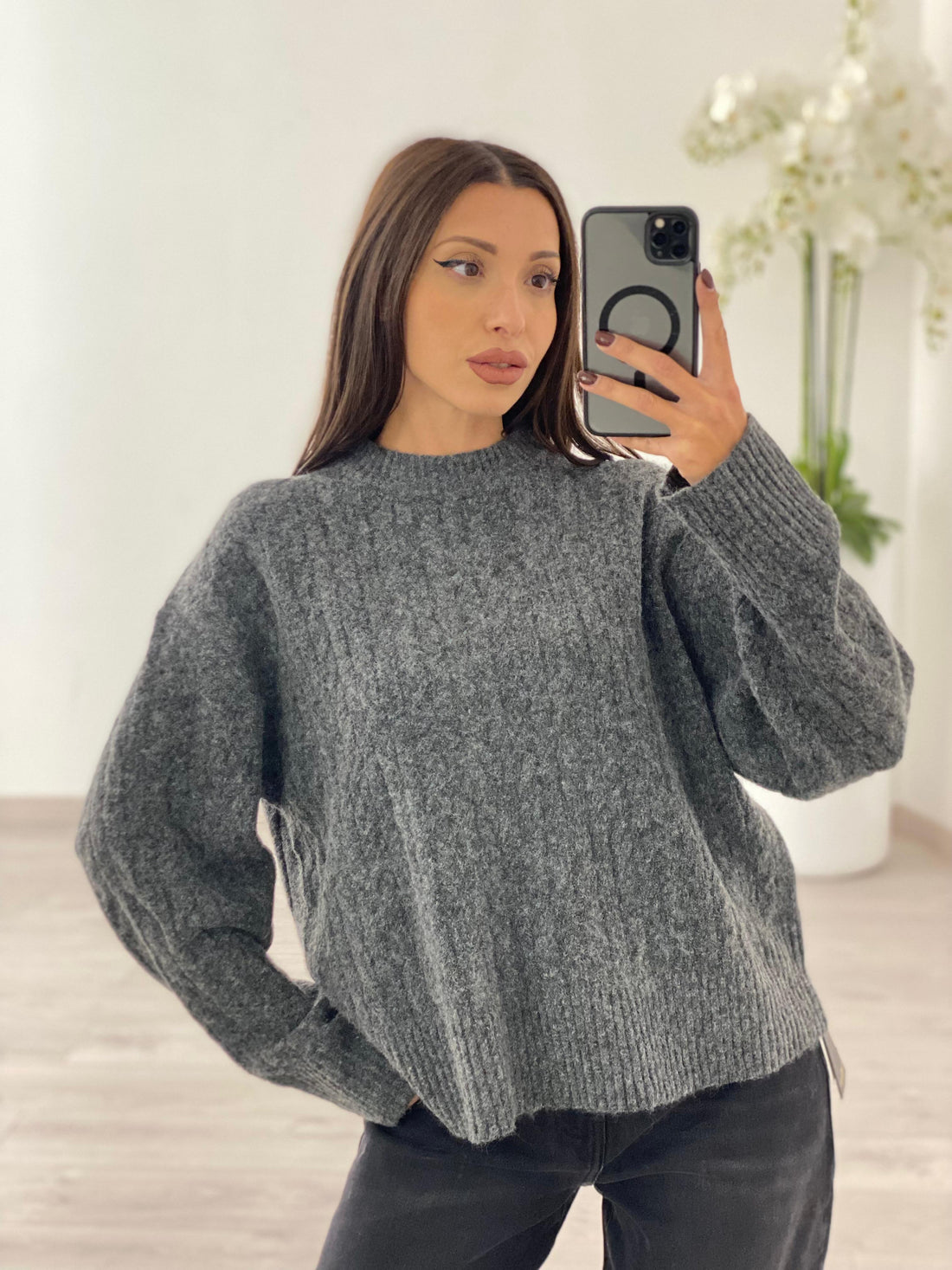 Maglia "Daria" Grigio scuro