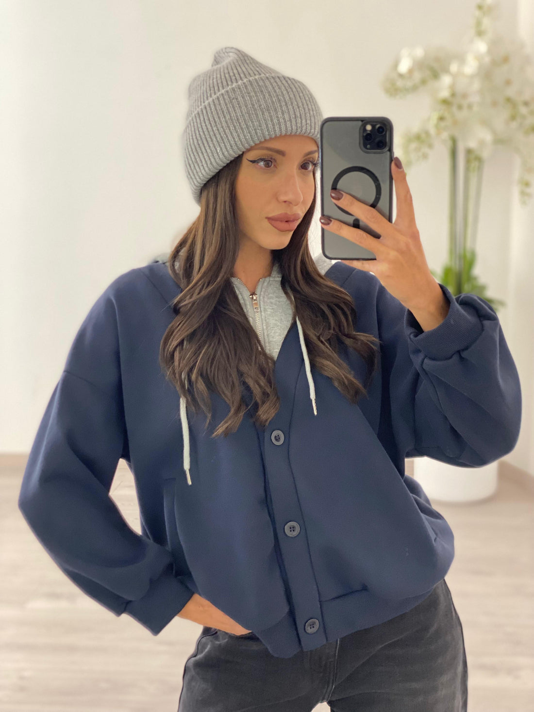 Cardigan "Marissa" Blu