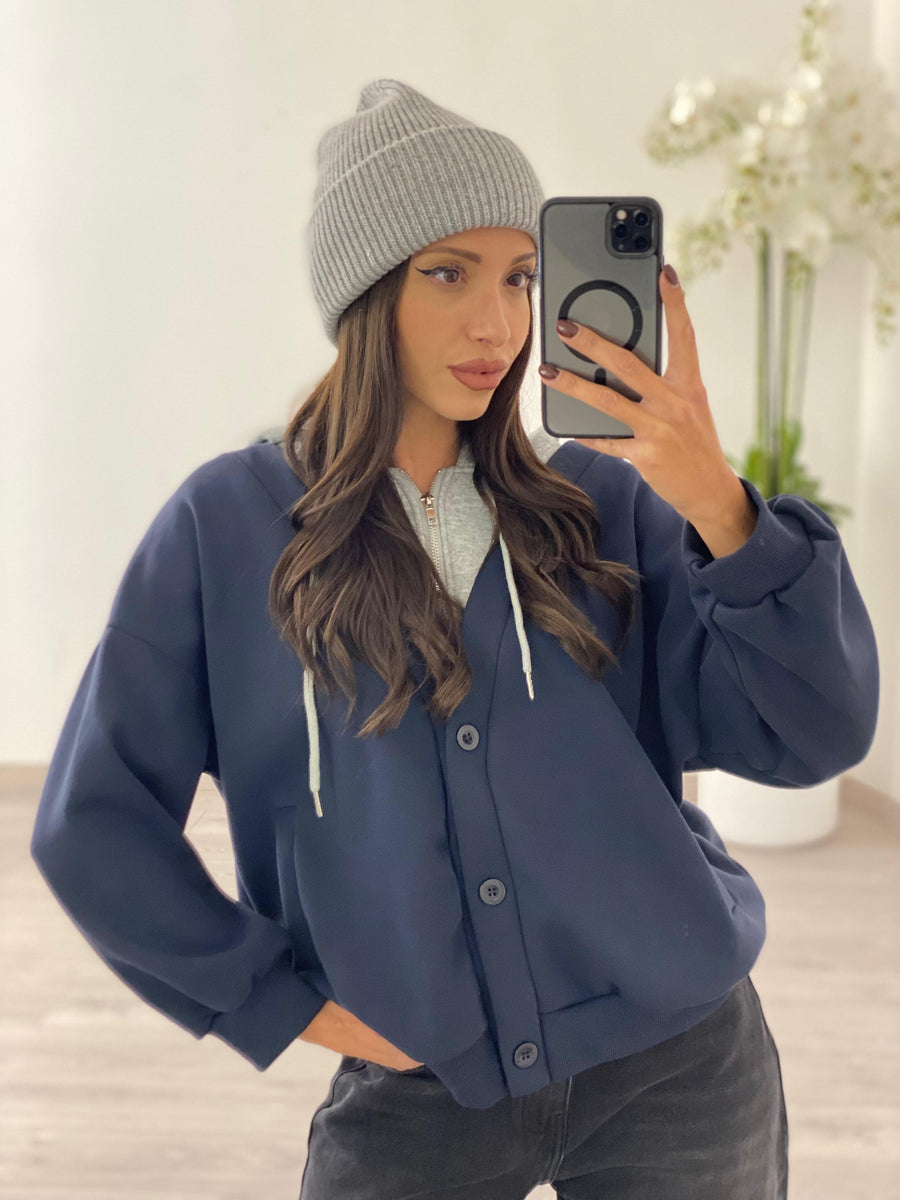 Cardigan "Marissa" Blu