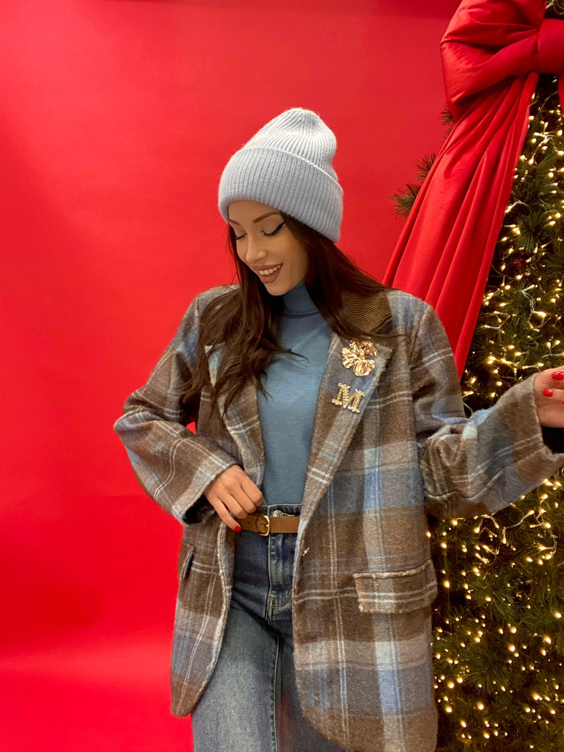 Giacca "Ally" Celeste