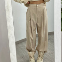 Pantalone "Alma" Beige