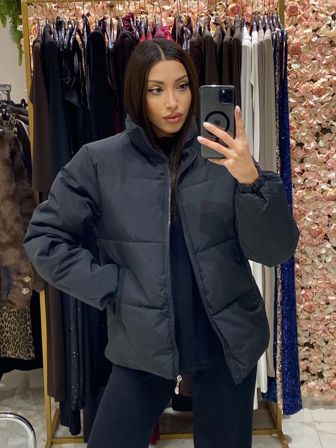 Giubbino "Praga" Nero