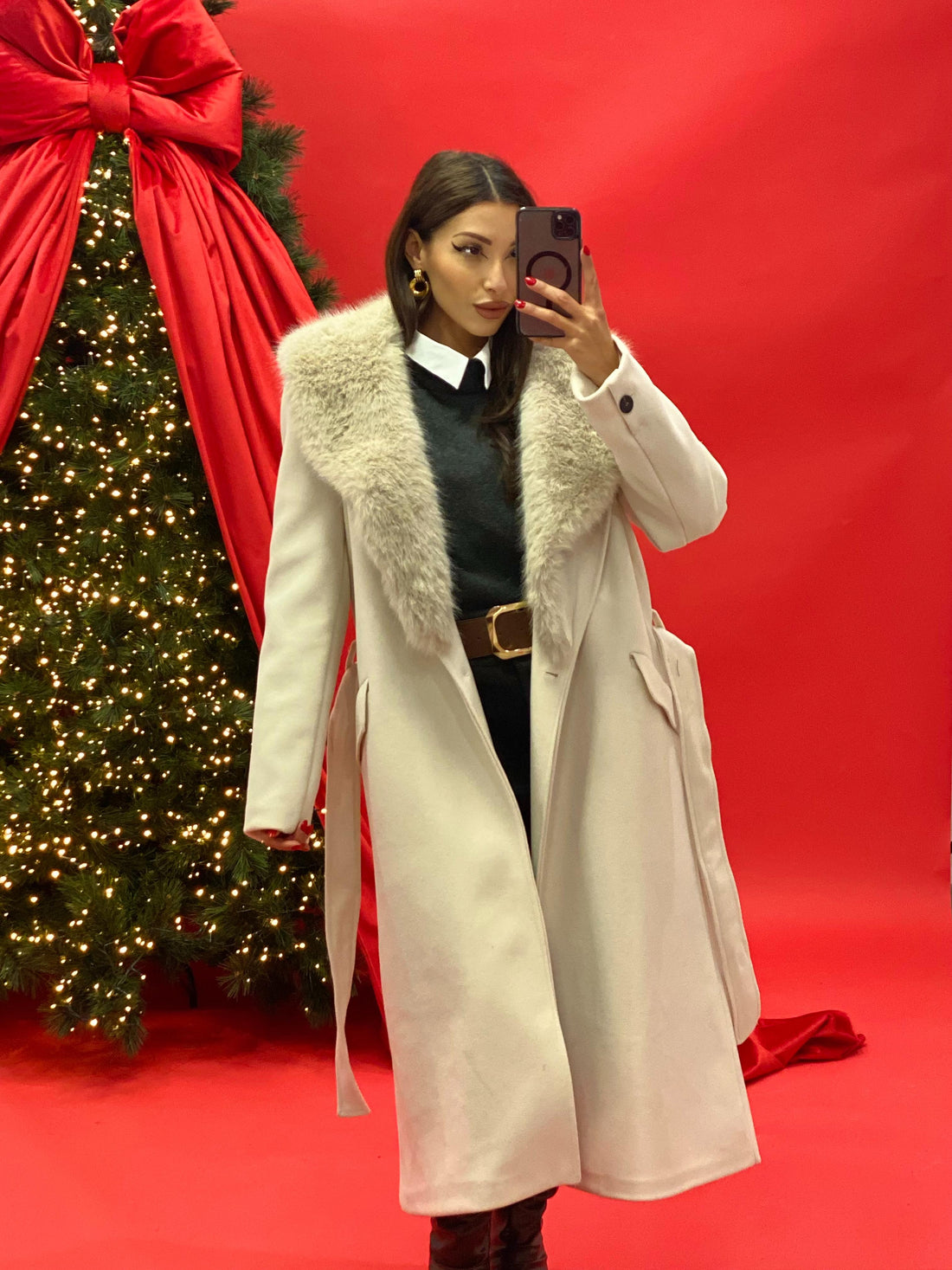 Cappotto "Sofia" Panna