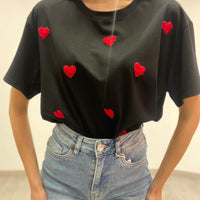 T-shirt "Romantica" Nera