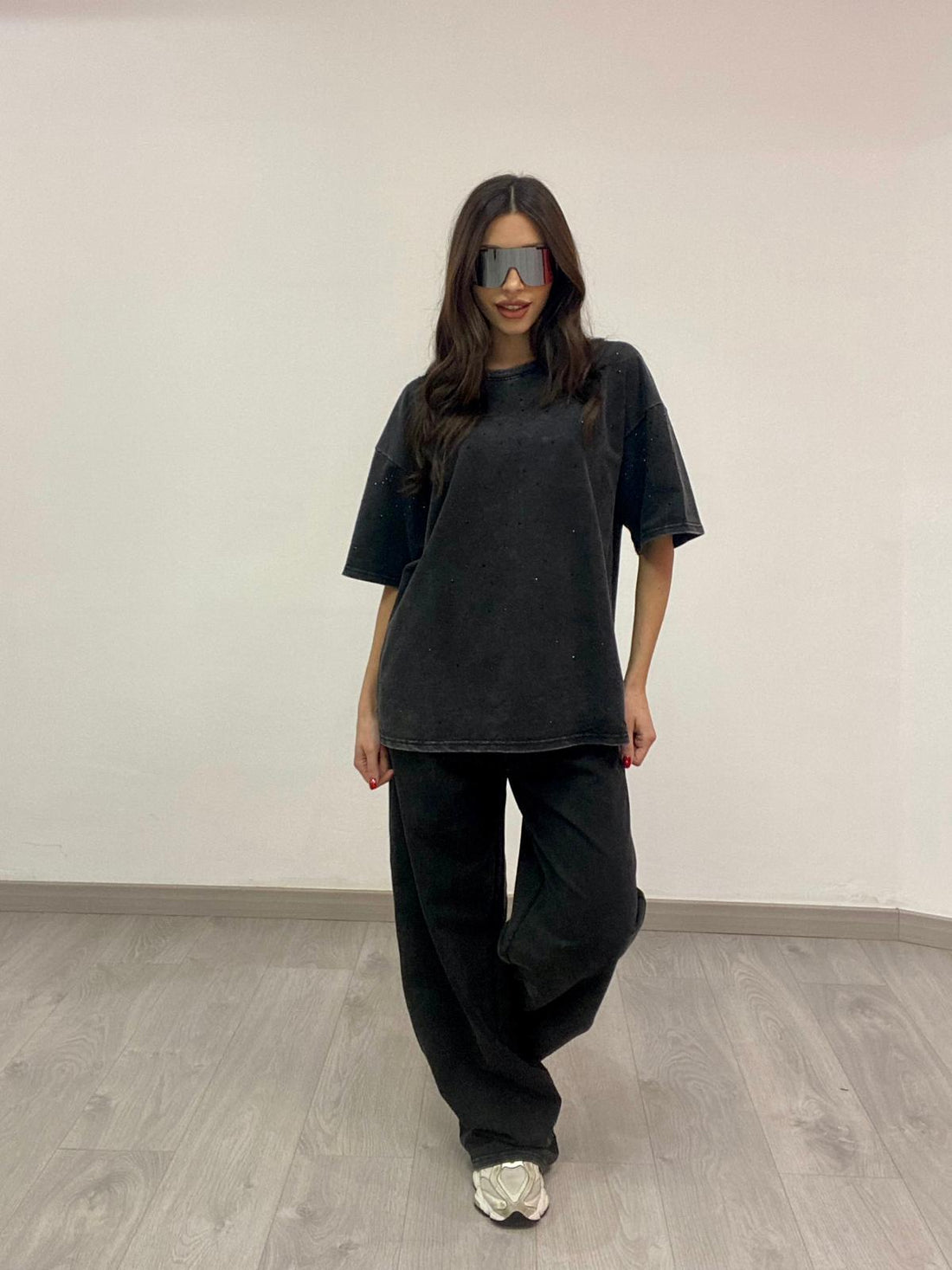 Coordinato "Sporty Chic" Nero