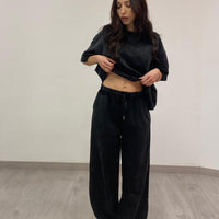 Coordinato "Sporty Chic" Nero