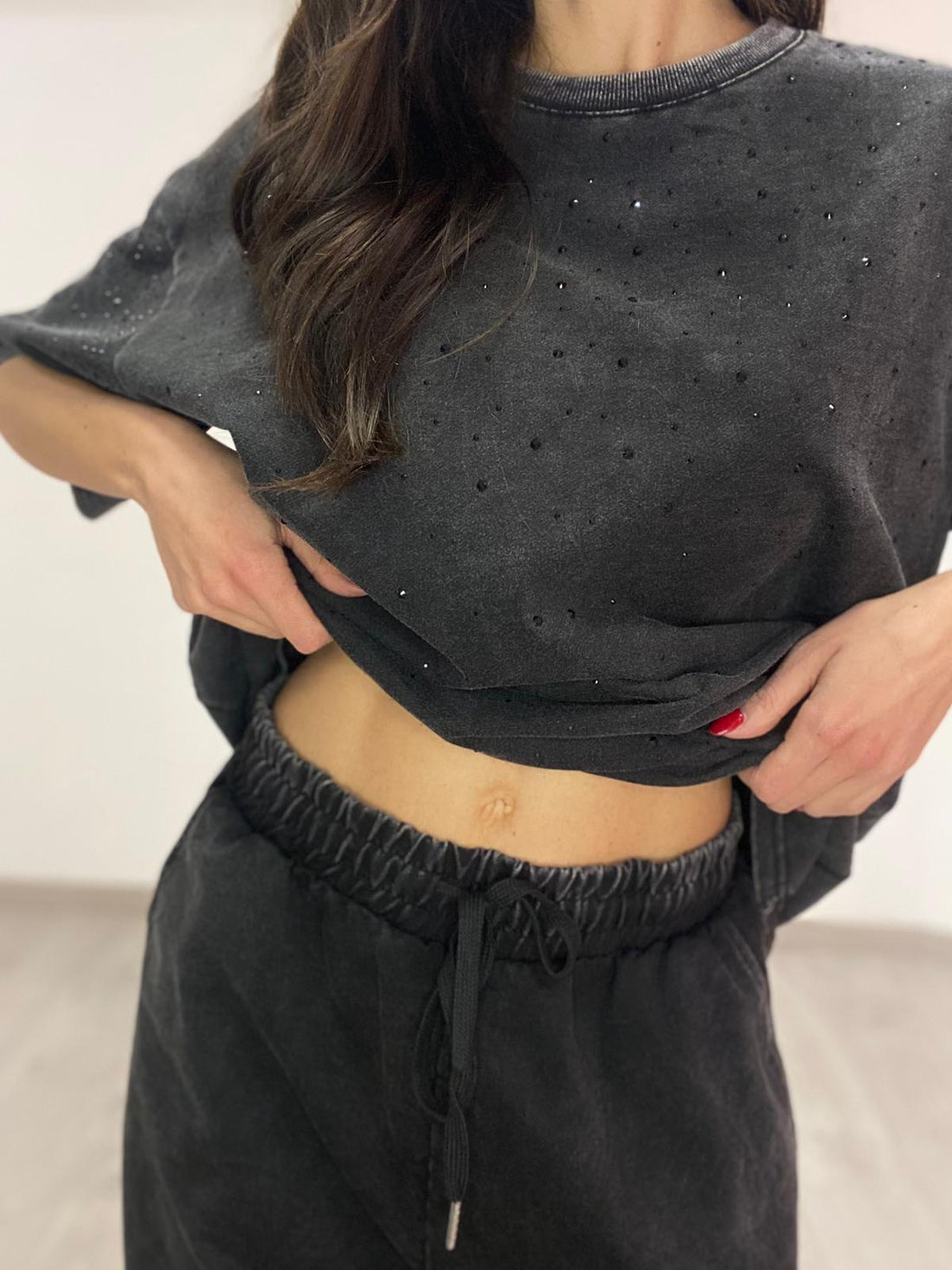 Coordinato "Sporty Chic" Nero