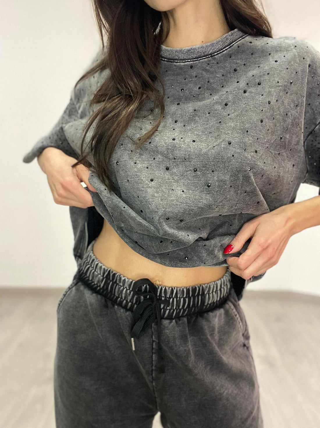 Coordinato "Sporty Chic" Grigio