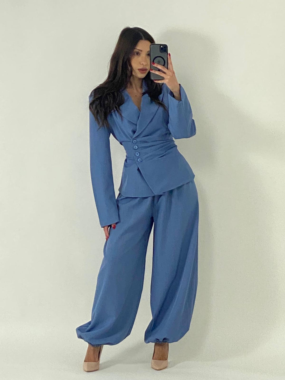 Tailleur "Sahara" Celeste