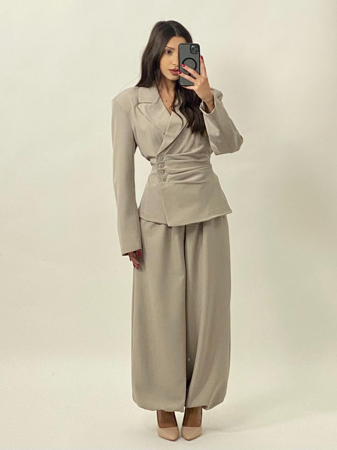 Tailleur "Sahara" Tortora