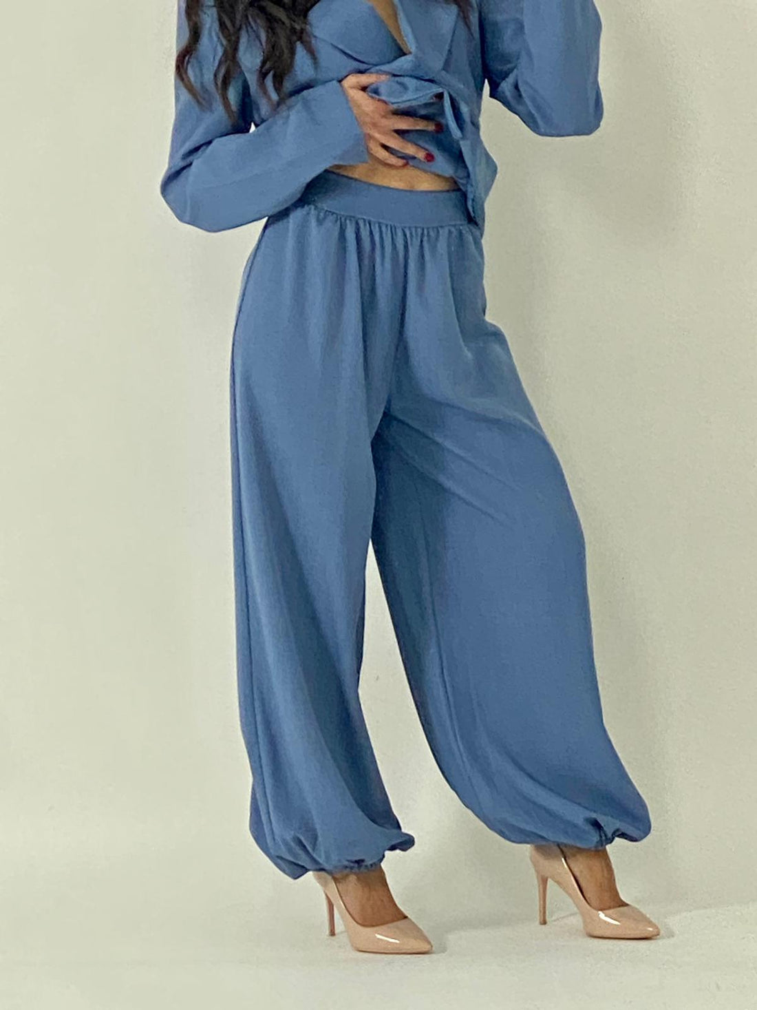 Tailleur "Sahara" Celeste