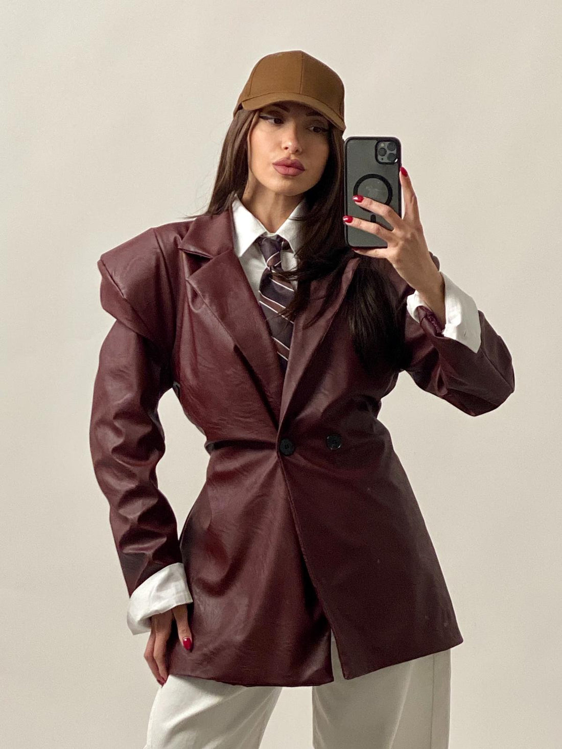 Blazer "Forma" Bordeux