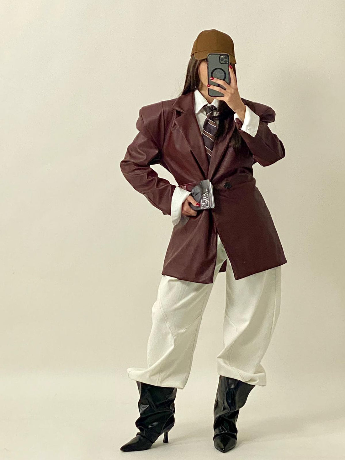 Blazer "Forma" Bordeux