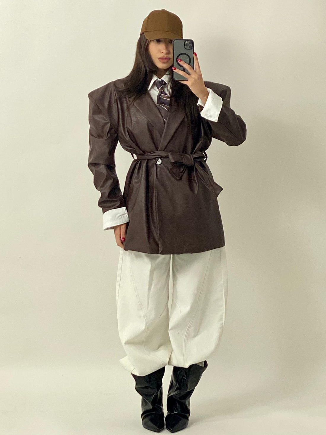 Blazer "Forma" Marrone