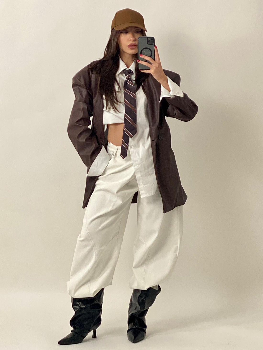 Blazer "Forma" Marrone