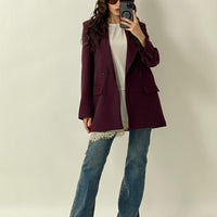 Blazer Doppiopetto Bordeaux