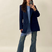Blazer Monopetto Blu