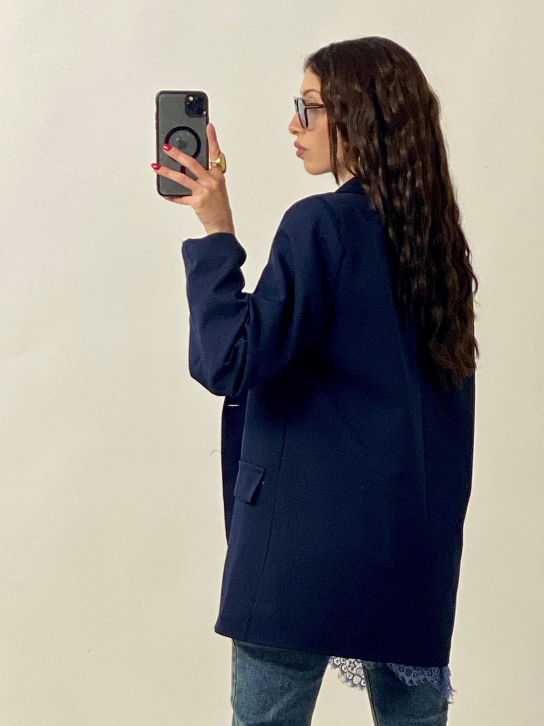Blazer Monopetto Blu
