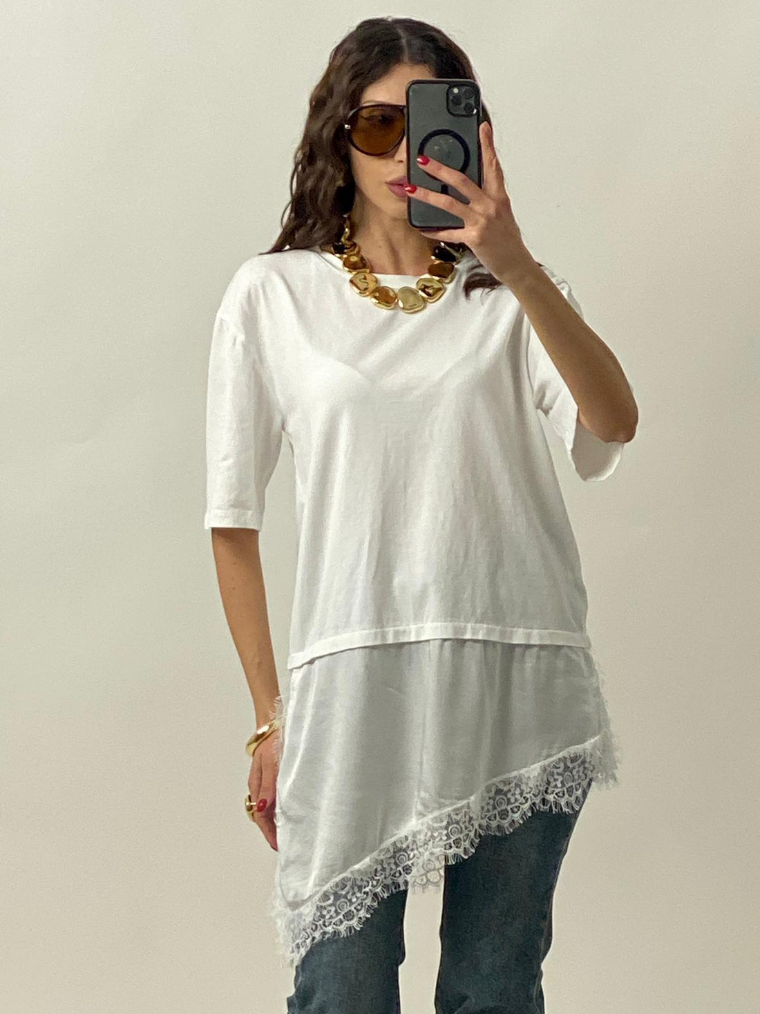 Maglia "Tilt" bianca