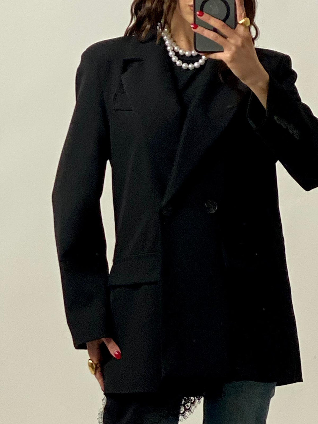 Blazer Doppiopetto Nero