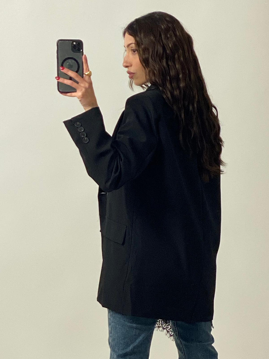 Blazer Doppiopetto Nero