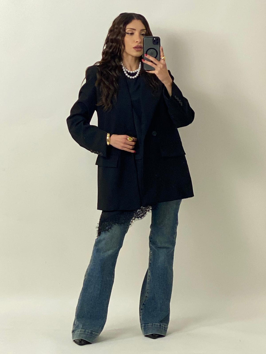 Blazer Doppiopetto Nero