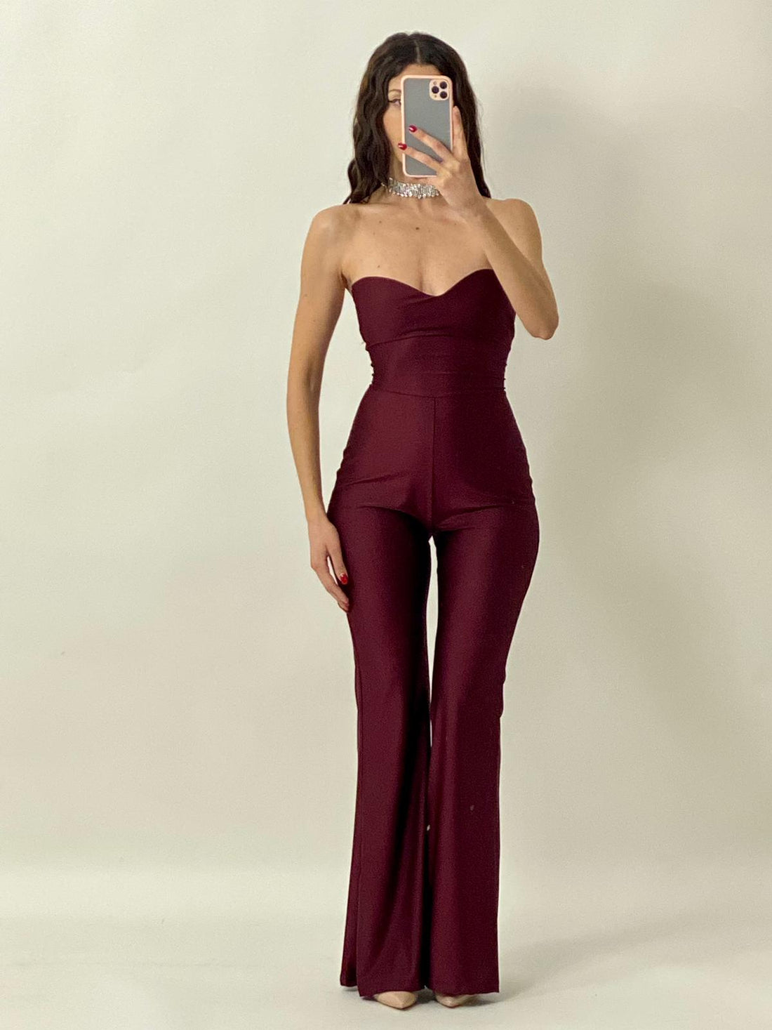 Tuta "Aura" Bordeaux