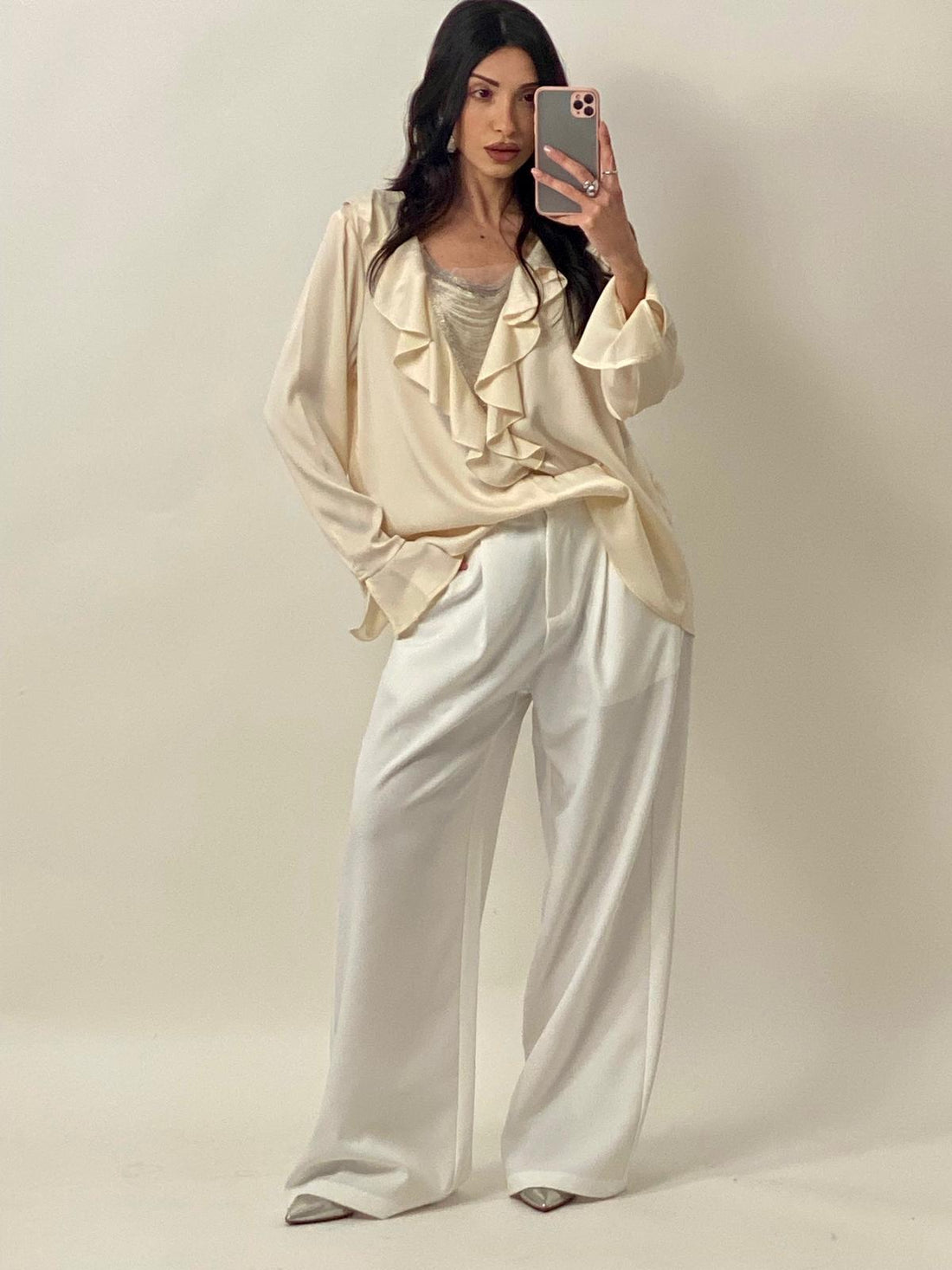 Camicia "Soleil" Panna