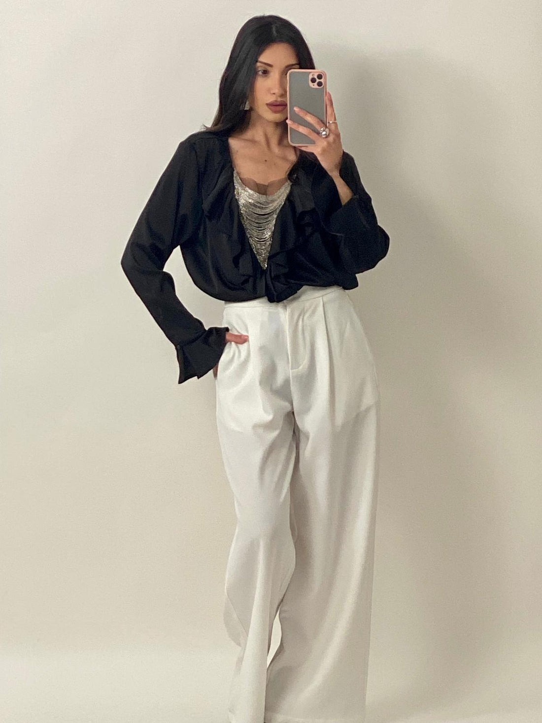 Pantalone "Ginny" Bianco