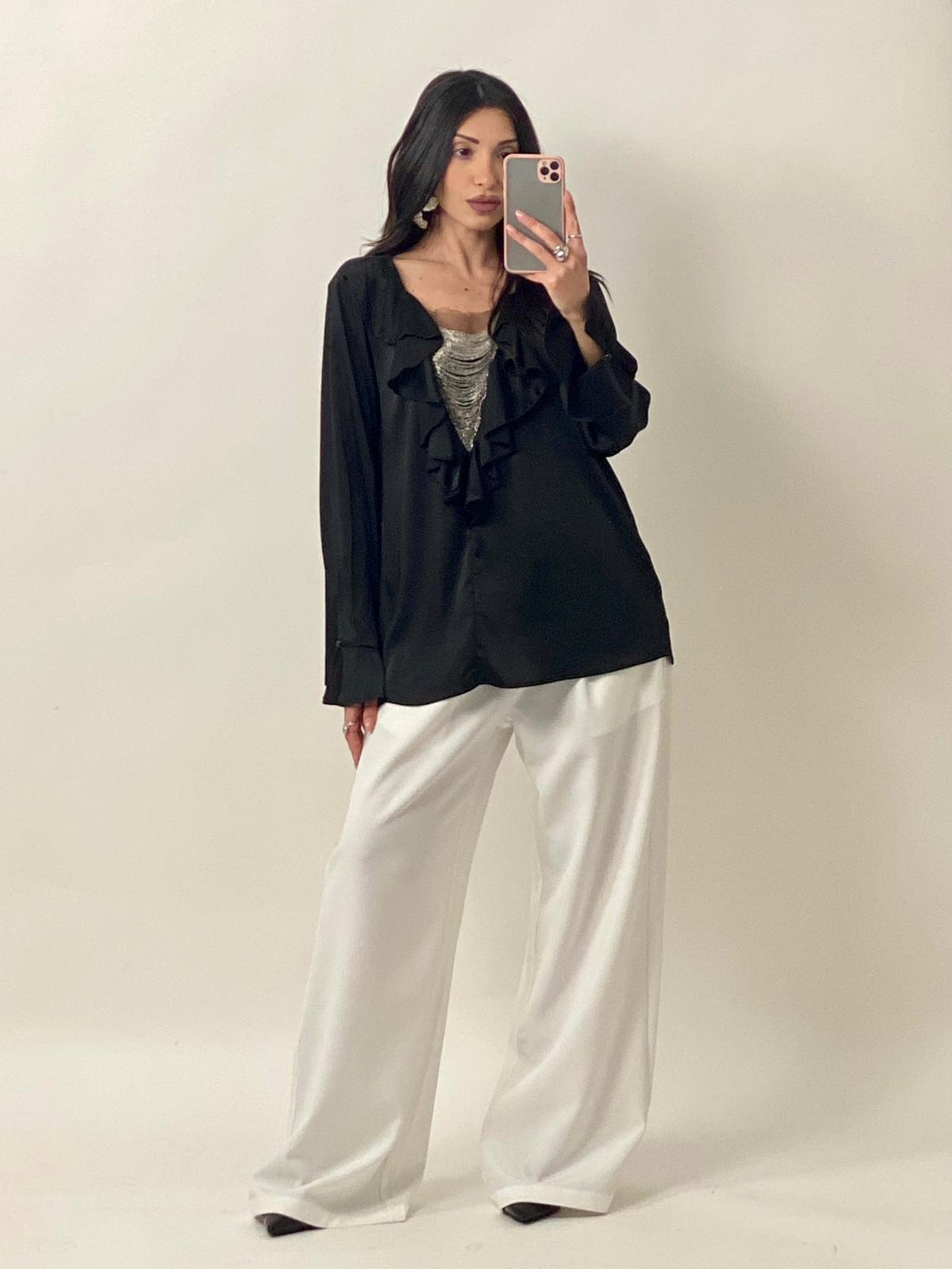 Camicia "Soleil" Nera