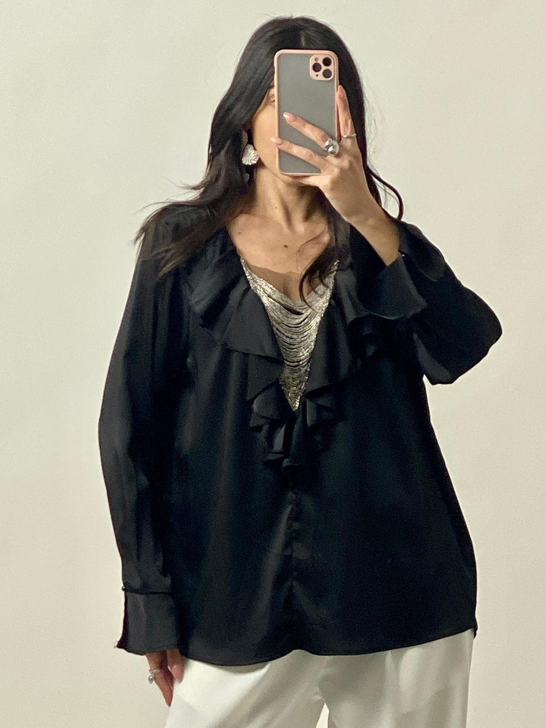 Camicia "Soleil" Nera