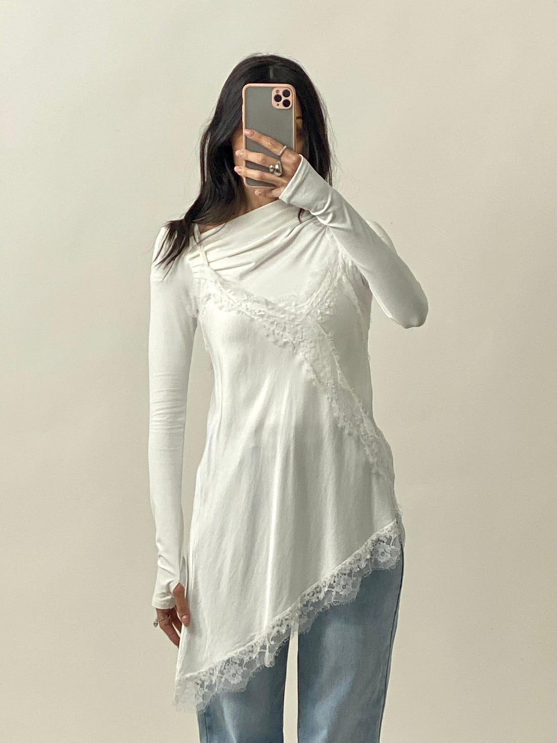 Top "Nala" Bianco