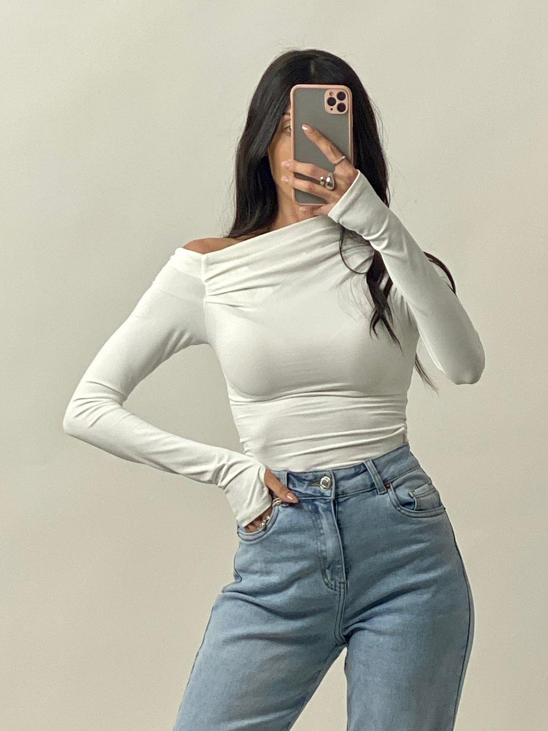 Maglia "Kim" Bianca