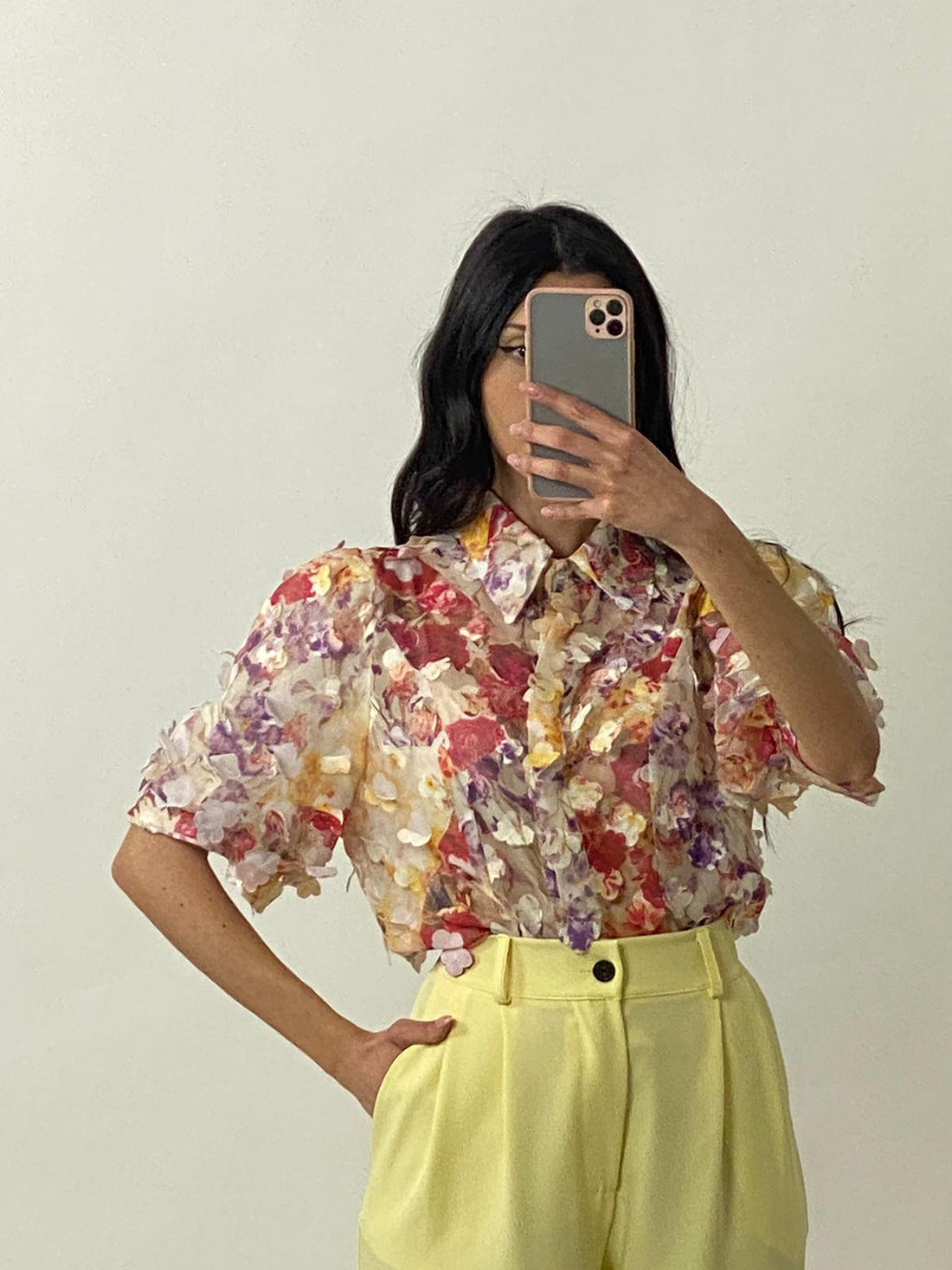 Camicia "Ambra" Gialla