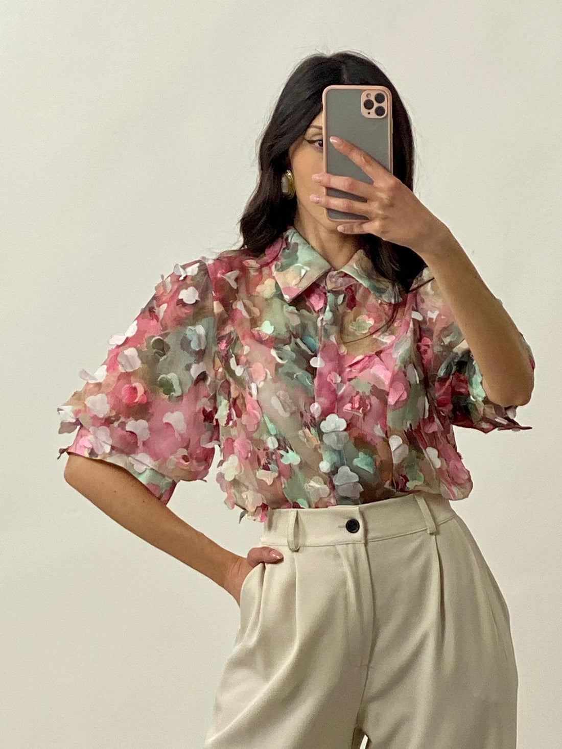 Camicia "Ambra" Verde
